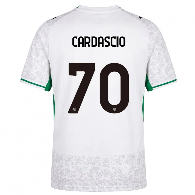 Danxen Criança Camisola Alessandro Cardascio #70 Verde Preto Branco Alternativa 2026/27 Camisa