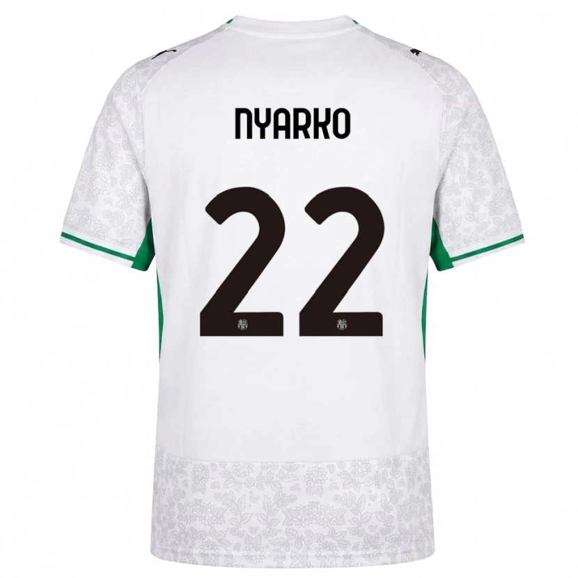 Danxen Criança Camisola Lorenzo Nyarko #22 Verde Preto Branco Alternativa 2026/27 Camisa