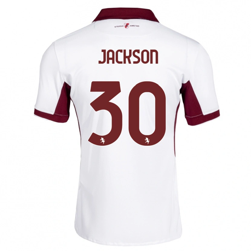 Danxen Criança Camisola Michael Jackson #30 Bordô Branco Vermelho Alternativa 2026/27 Camisa