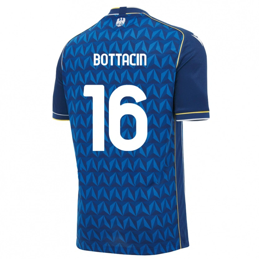 Danxen Criança Camisola Enrico Bottacin #16 Azul Real Branco Azul Alternativa 2026/27 Camisa