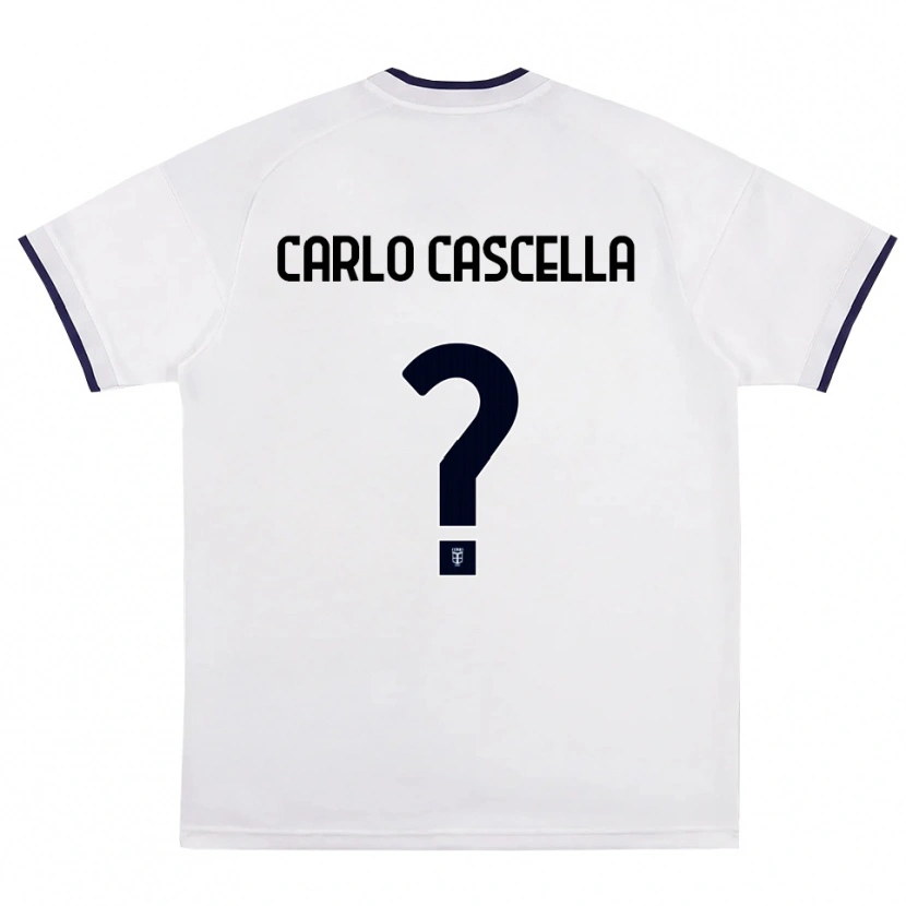 Danxen Criança Camisola William Carlo Cascella #0 Branco Vermelho Azul Real Alternativa 2026/27 Camisa