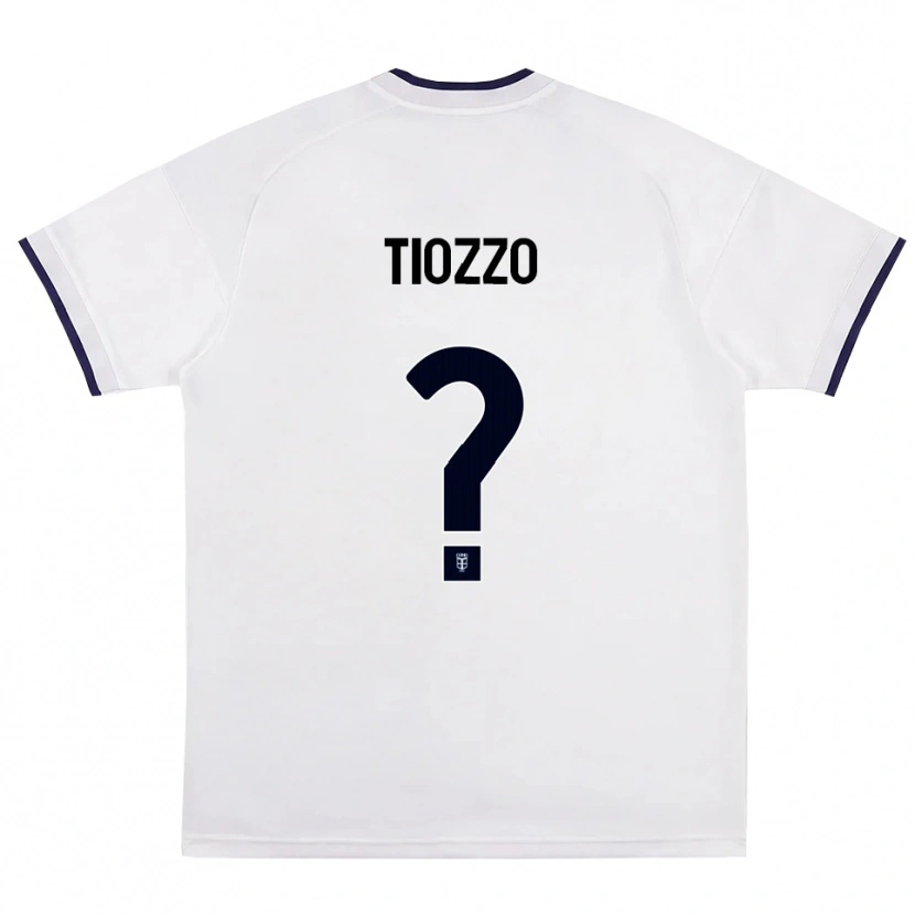 Danxen Criança Camisola Leonardo Tiozzo #0 Branco Vermelho Azul Real Alternativa 2026/27 Camisa