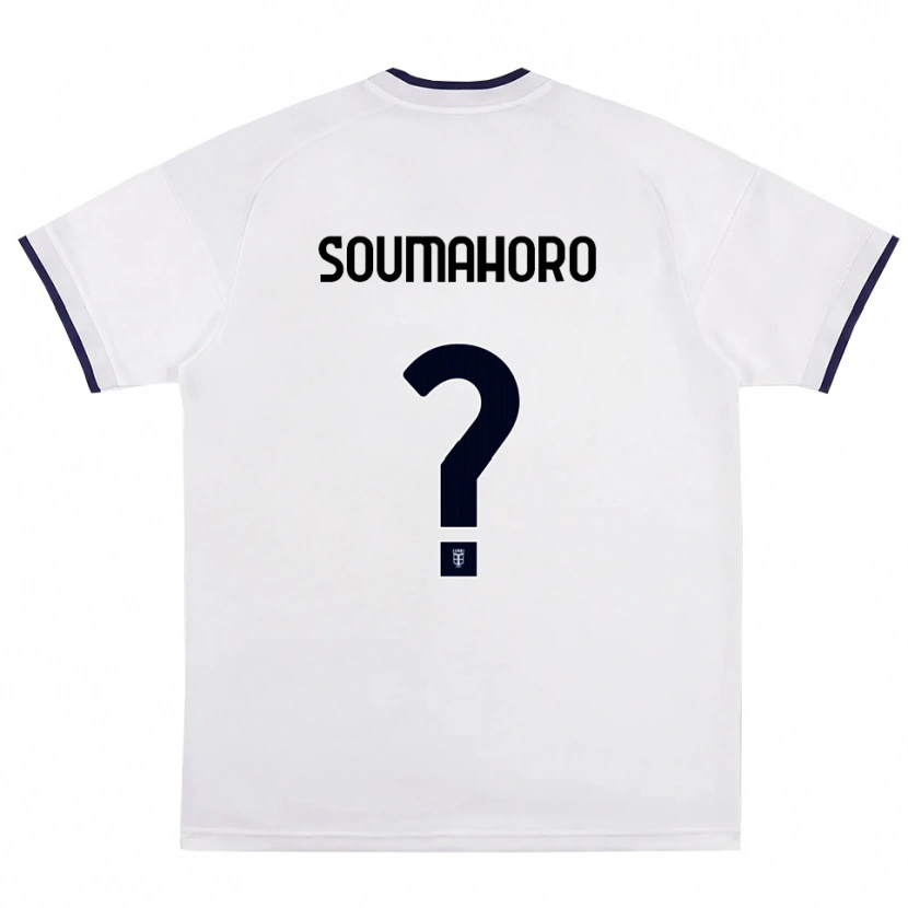 Danxen Criança Camisola Vafi Soumahoro #0 Branco Vermelho Azul Real Alternativa 2026/27 Camisa