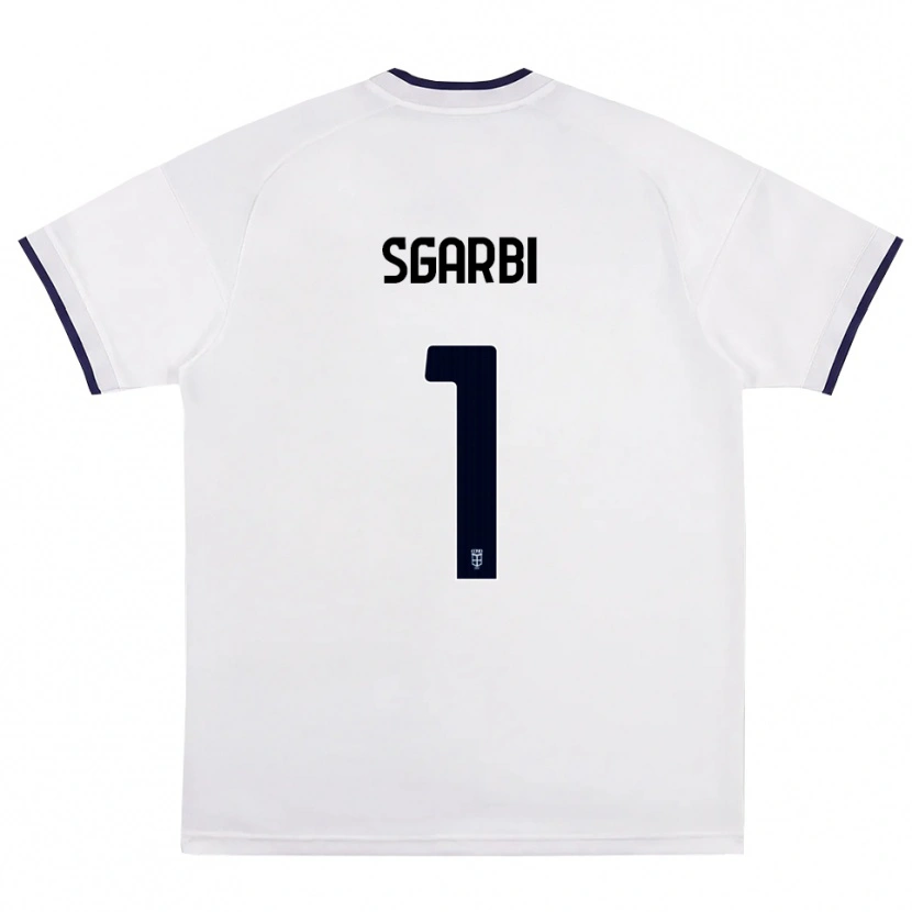Danxen Criança Camisola Dylan Sgarbi #1 Branco Vermelho Azul Real Alternativa 2026/27 Camisa