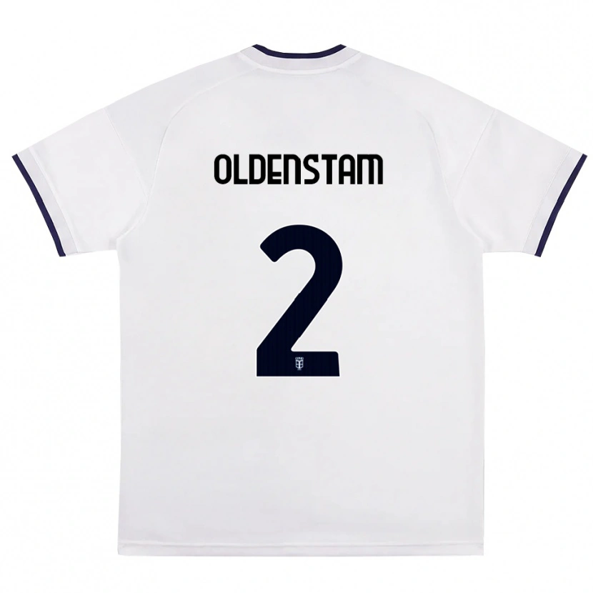 Danxen Criança Camisola Lyfe Oldenstam #2 Branco Vermelho Azul Real Alternativa 2026/27 Camisa
