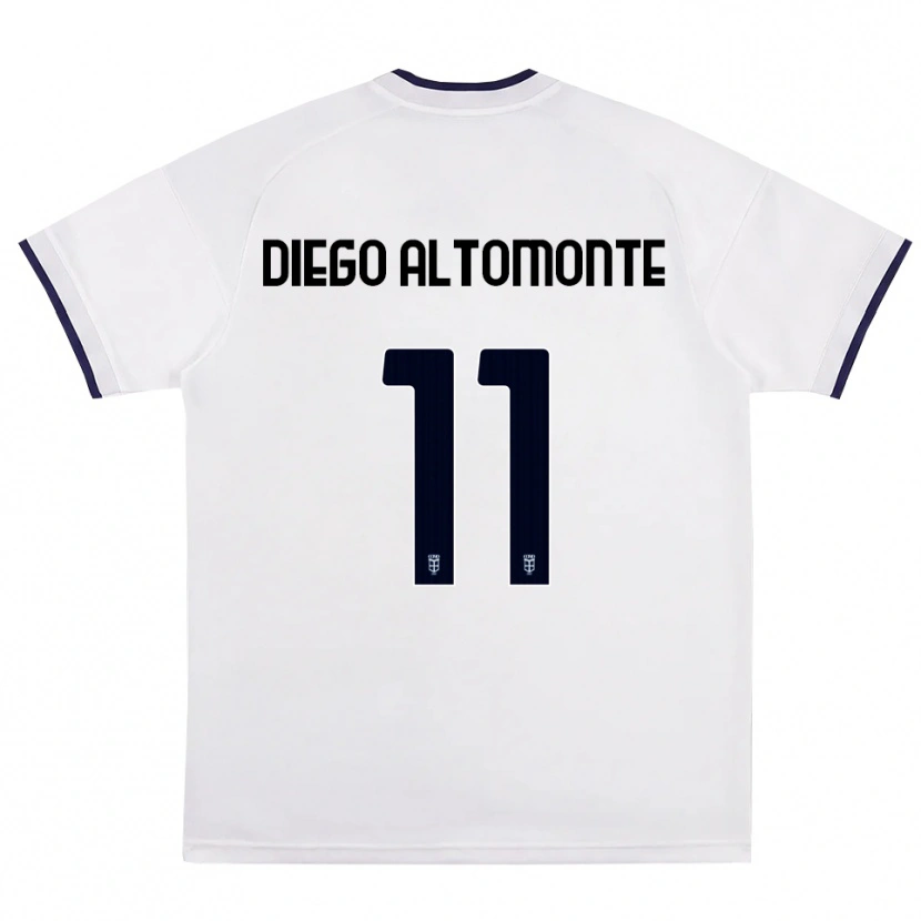 Danxen Criança Camisola Thomas Diego Altomonte #11 Branco Vermelho Azul Real Alternativa 2026/27 Camisa