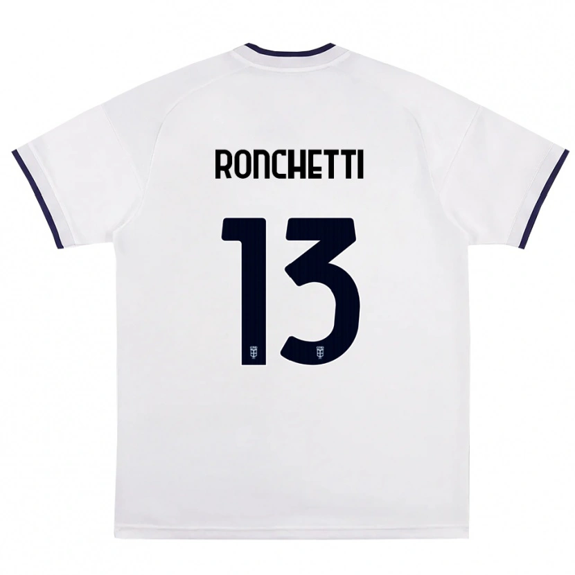 Danxen Criança Camisola Fabio Ronchetti #13 Branco Vermelho Azul Real Alternativa 2026/27 Camisa