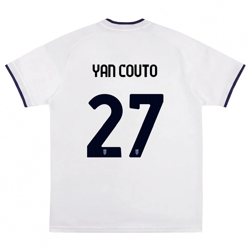Danxen Criança Camisola Yan Couto #27 Branco Vermelho Azul Real Alternativa 2026/27 Camisa
