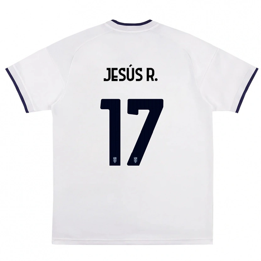 Danxen Criança Camisola Jesús Rodríguez #17 Branco Vermelho Azul Real Alternativa 2026/27 Camisa
