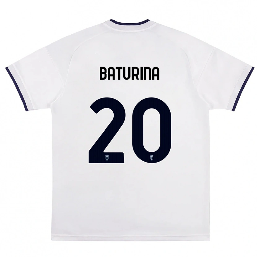 Danxen Criança Camisola Martin Baturina #20 Branco Vermelho Azul Real Alternativa 2026/27 Camisa