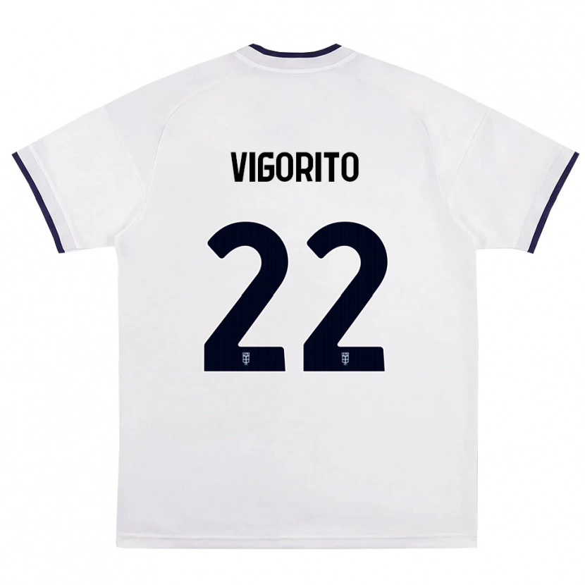 Danxen Criança Camisola Mauro Vigorito #22 Branco Vermelho Azul Real Alternativa 2026/27 Camisa