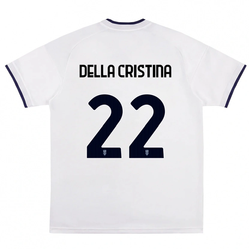 Danxen Criança Camisola Stefano Della Cristina #22 Branco Vermelho Azul Real Alternativa 2026/27 Camisa