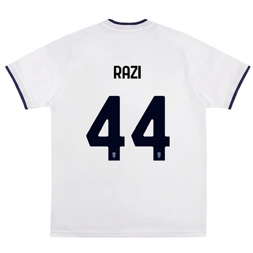 Danxen Criança Camisola Naj Razi #44 Branco Vermelho Azul Real Alternativa 2026/27 Camisa