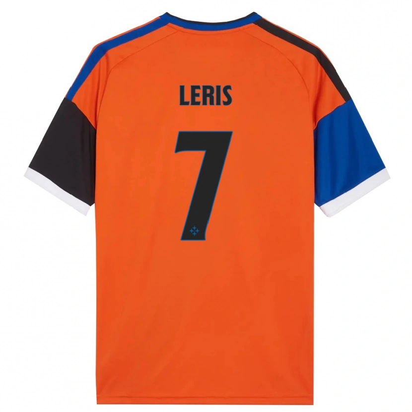 Danxen Criança Camisola Mehdi Léris #7 Laranja Azul Preto Branco Alternativa 2026/27 Camisa