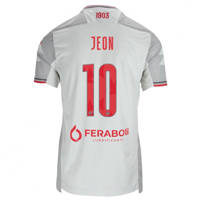 Danxen Criança Camisola Joseph Jeon #10 Cinza Branco Vermelho Alternativa 2026/27 Camisa