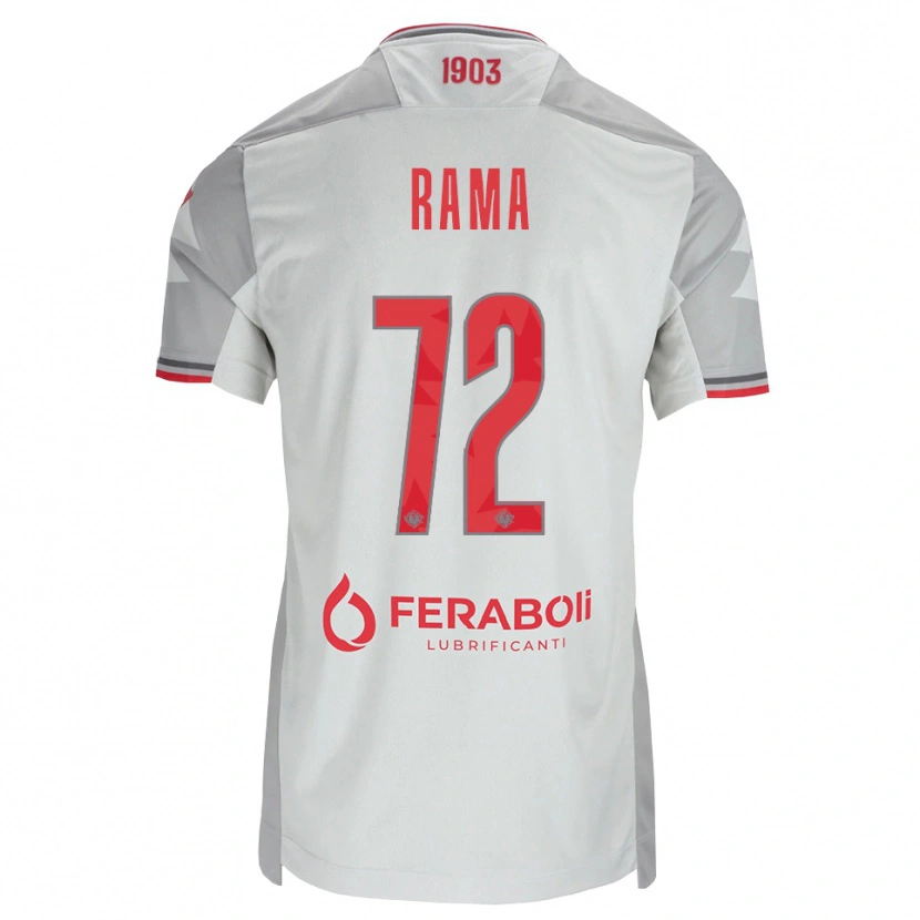 Danxen Criança Camisola Alex Rama #72 Cinza Branco Vermelho Alternativa 2026/27 Camisa