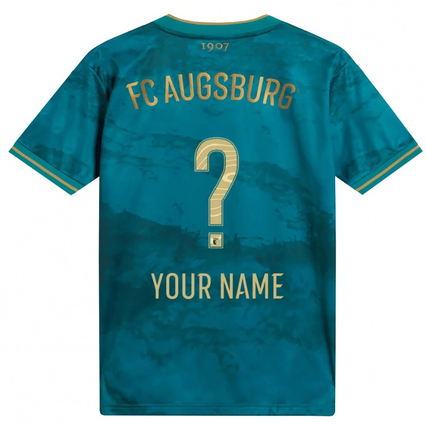 Danxen Criança Camisola Seu Nome #0 Verde Marrom Alternativa 2026/27 Camisa