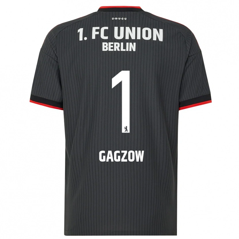 Danxen Criança Camisola Fritz Gagzow #1 Preto Branco Vermelho Alternativa 2026/27 Camisa