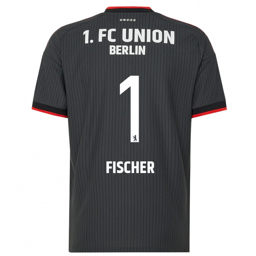 Danxen Criança Camisola Lennard Fischer #1 Preto Branco Vermelho Alternativa 2026/27 Camisa