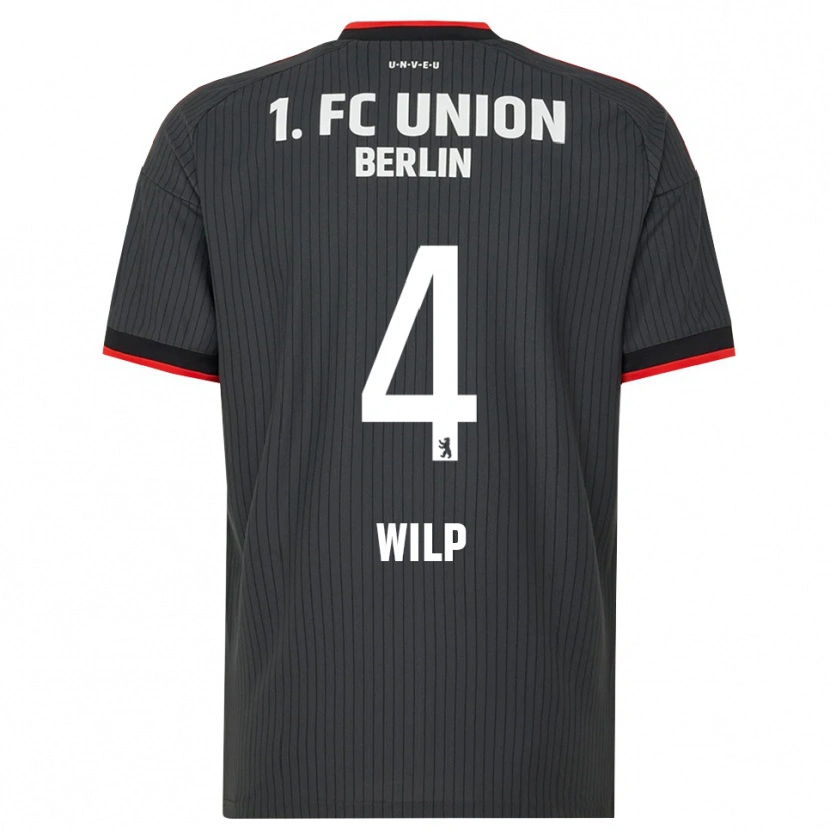 Danxen Criança Camisola Bennett Wilp #4 Preto Branco Vermelho Alternativa 2026/27 Camisa