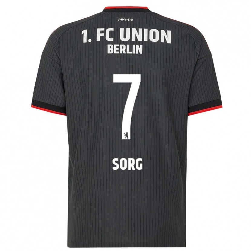 Danxen Criança Camisola Leonard Sorg #7 Preto Branco Vermelho Alternativa 2026/27 Camisa
