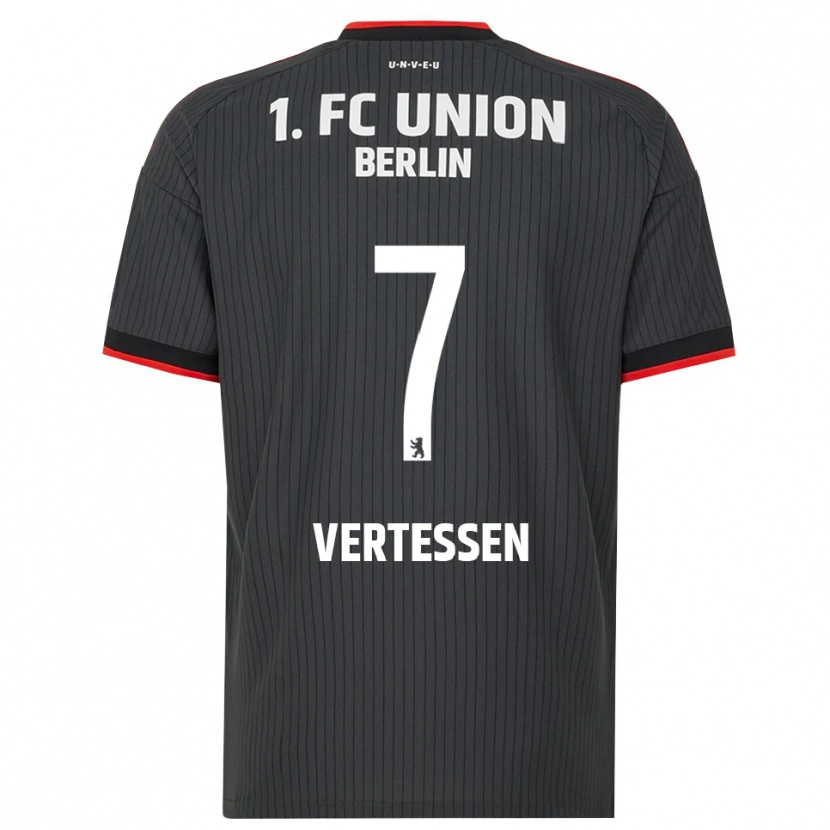 Danxen Criança Camisola Yorbe Vertessen #7 Preto Branco Vermelho Alternativa 2026/27 Camisa