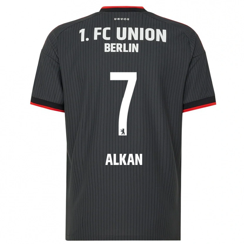 Danxen Criança Camisola Musa Alkan #7 Preto Branco Vermelho Alternativa 2026/27 Camisa