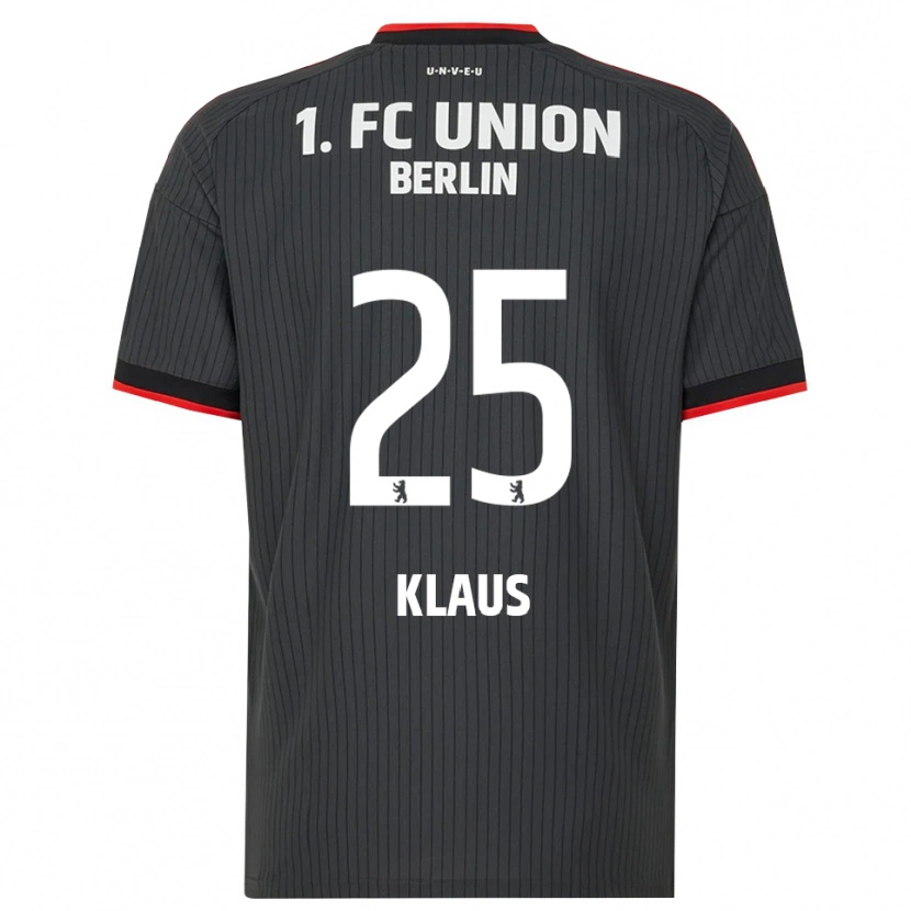 Danxen Criança Camisola Carl Klaus #25 Preto Branco Vermelho Alternativa 2026/27 Camisa