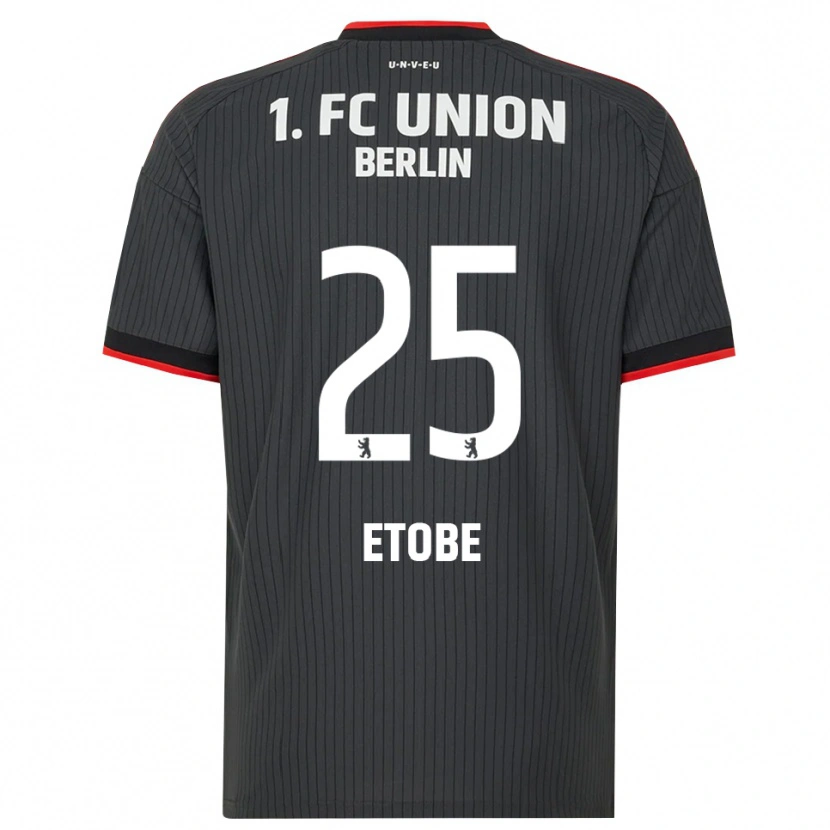 Danxen Criança Camisola Michael Etobe #25 Preto Branco Vermelho Alternativa 2026/27 Camisa