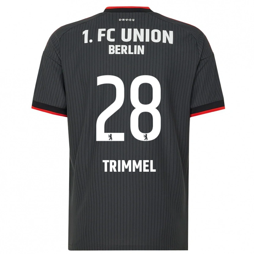 Danxen Criança Camisola Christopher Trimmel #28 Preto Branco Vermelho Alternativa 2026/27 Camisa