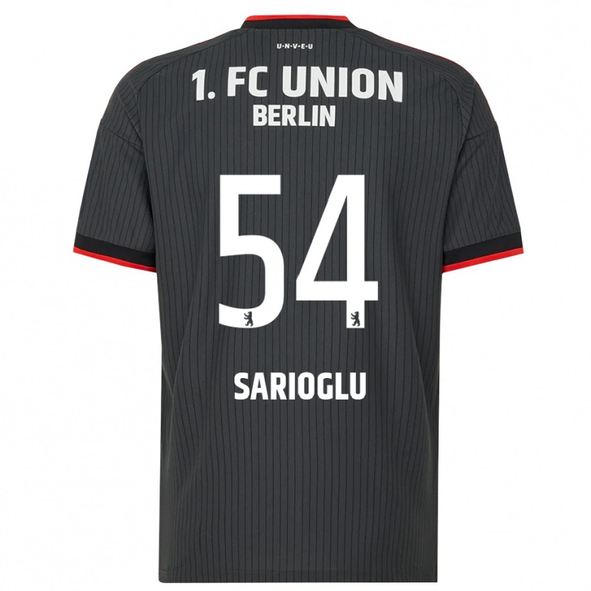 Danxen Criança Camisola Defne Sarıoğlu #54 Preto Branco Vermelho Alternativa 2026/27 Camisa