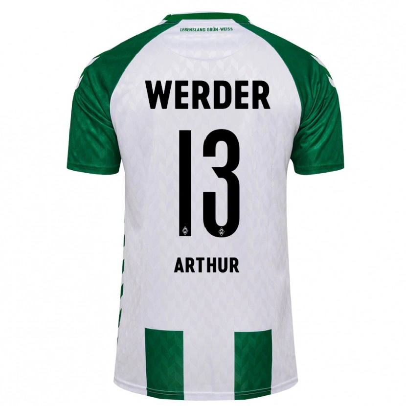 Danxen Criança Camisola Arthur Augusto De Matos Soares #13 Verde Branco Principal 2026/27 Camisa