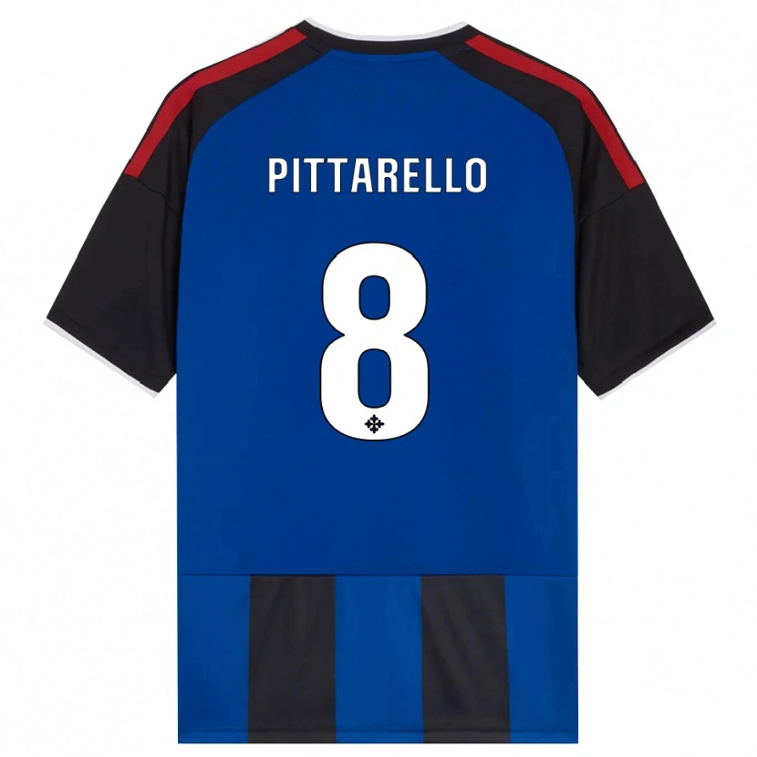 Danxen Criança Camisola Filippo Pittarello #8 Azul Preto Branco Vermelho Principal 2026/27 Camisa