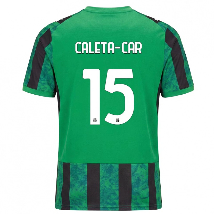 Danxen Homem Camisola Duje Caleta-Car #15 Verde Preto Branco Principal 2026/27 Camisa