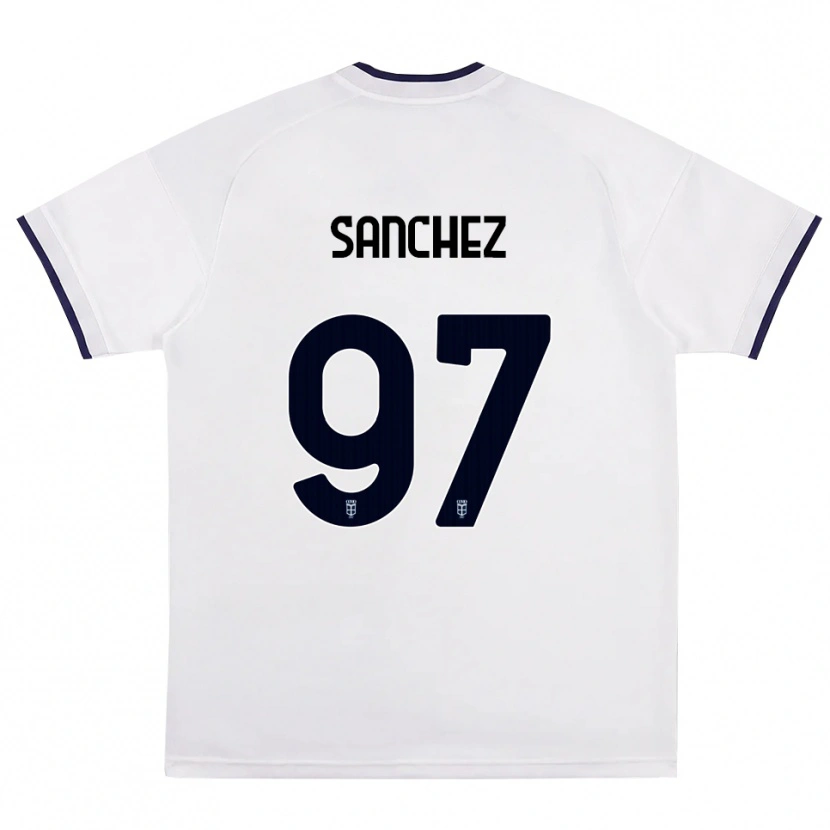 Danxen Homem Camisola Robert Sánchez #97 Branco Vermelho Azul Real Alternativa 2026/27 Camisa
