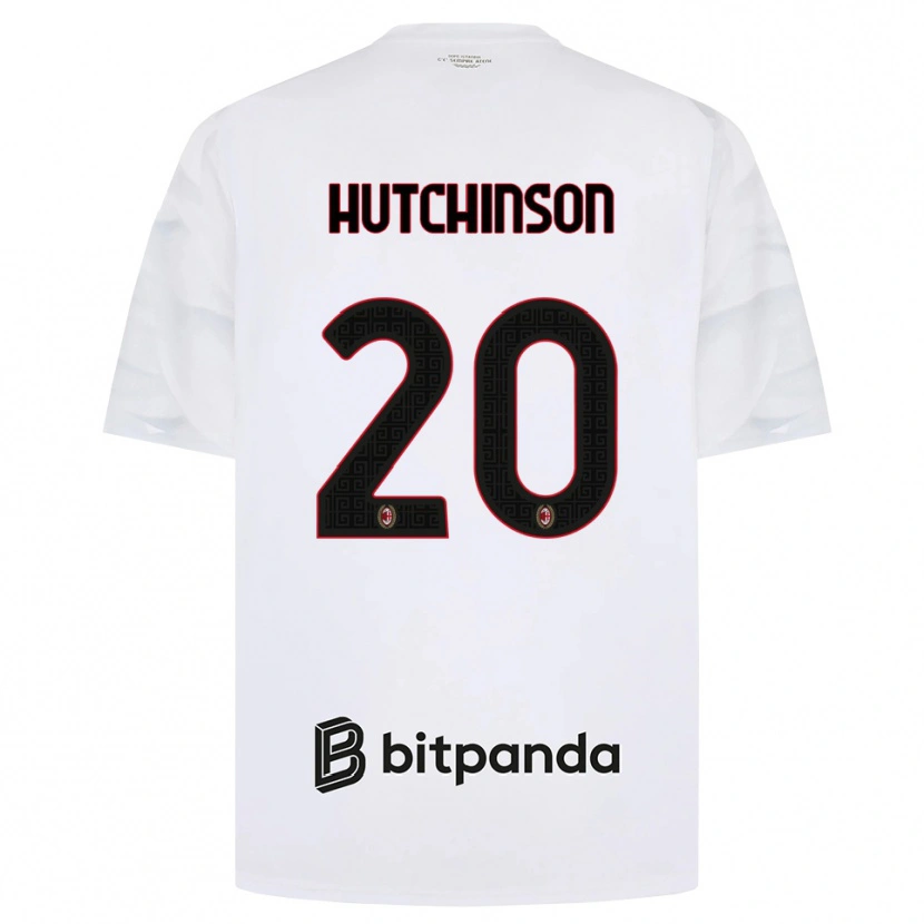 Danxen Homem Camisola Omari Hutchinson #20 Branco Vermelho Preto Alternativa 2026/27 Camisa