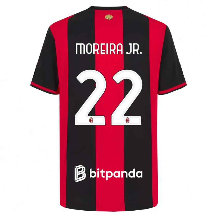 Danxen Homem Camisola Diego Moreira #22 Vermelho Preto Branco Principal 2026/27 Camisa