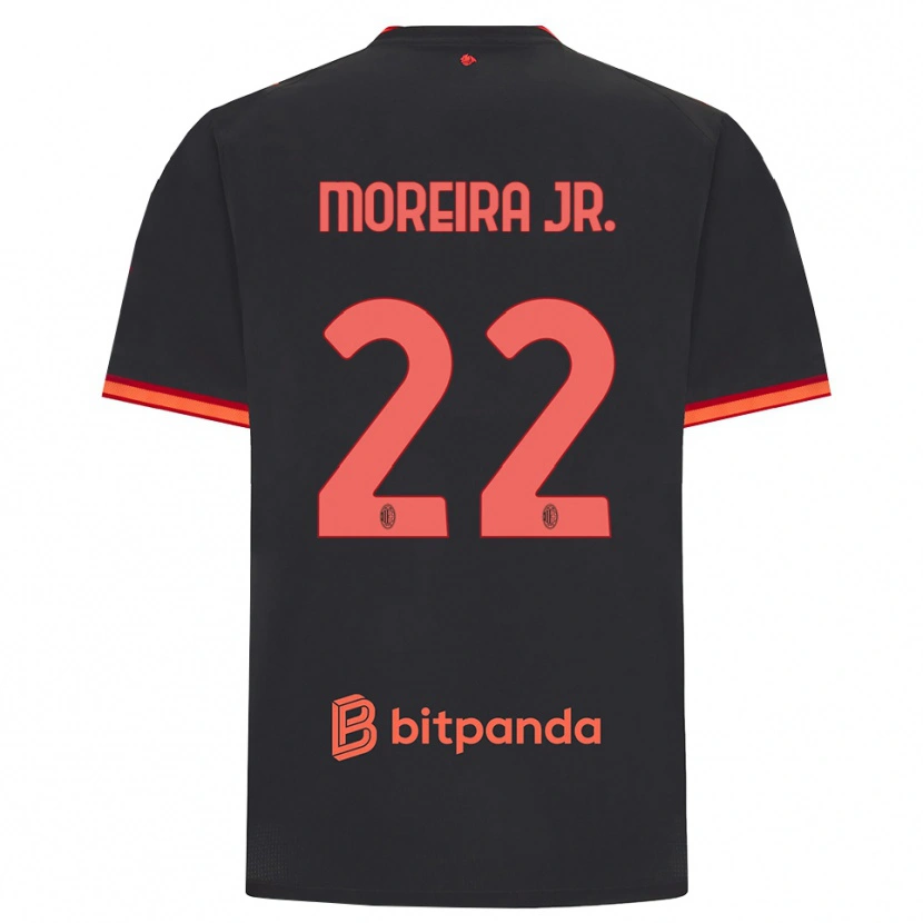 Danxen Homem Camisola Diego Moreira #22 Preto Vermelho Terceiro 2026/27 Camisa