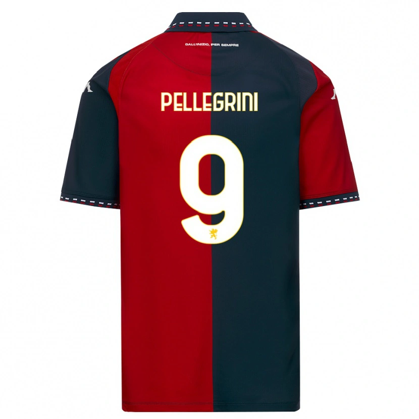 Danxen Homem Camisola Fernando Pellegrini #9 Vermelho Preto Branco Principal 2026/27 Camisa