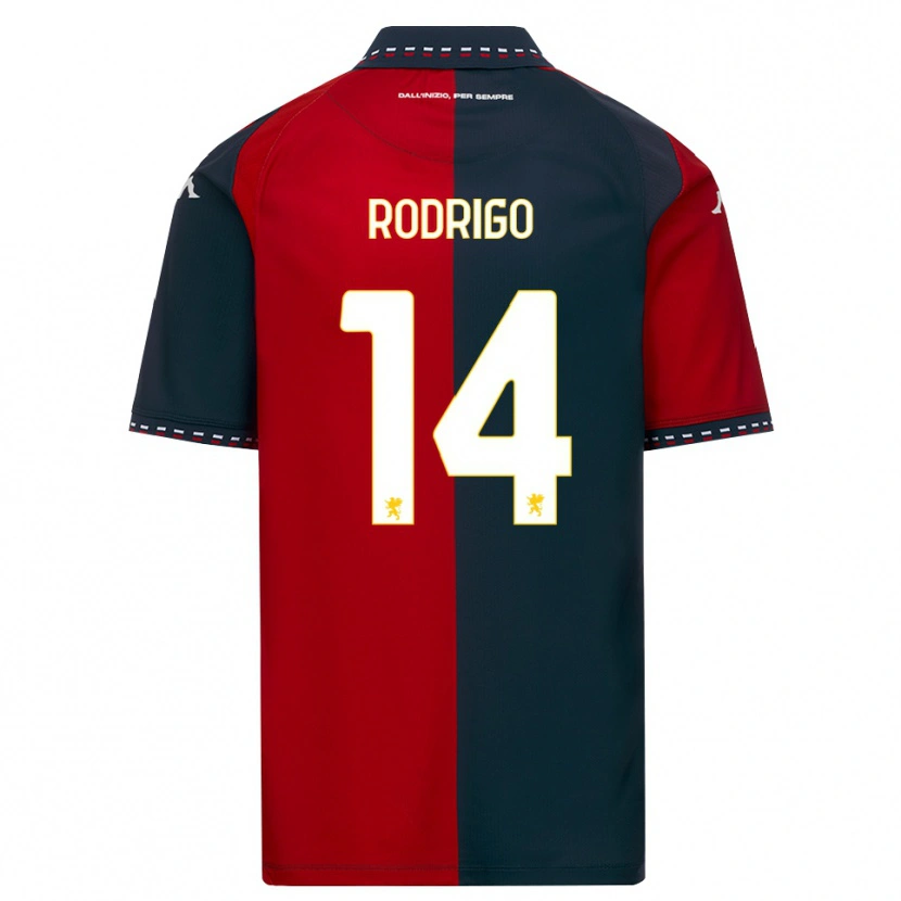 Danxen Homem Camisola Rodrigo Delgado De Albuquerque #14 Vermelho Preto Branco Principal 2026/27 Camisa