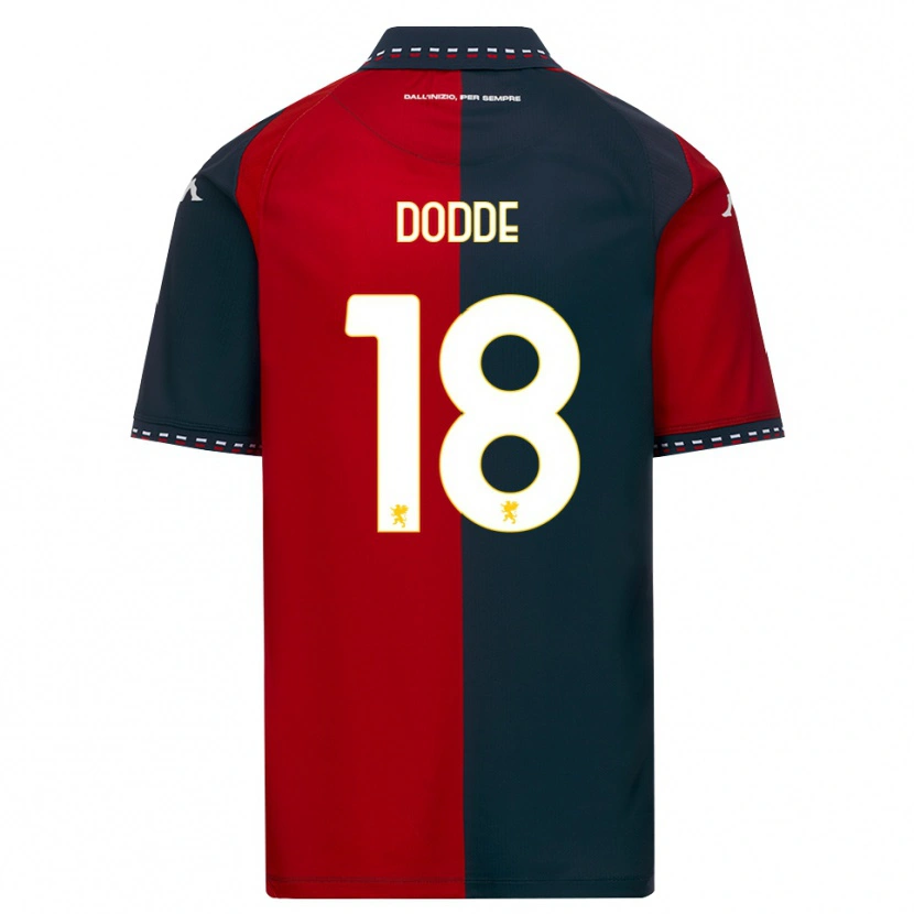 Danxen Homem Camisola Filippo Dodde #18 Vermelho Preto Branco Principal 2026/27 Camisa