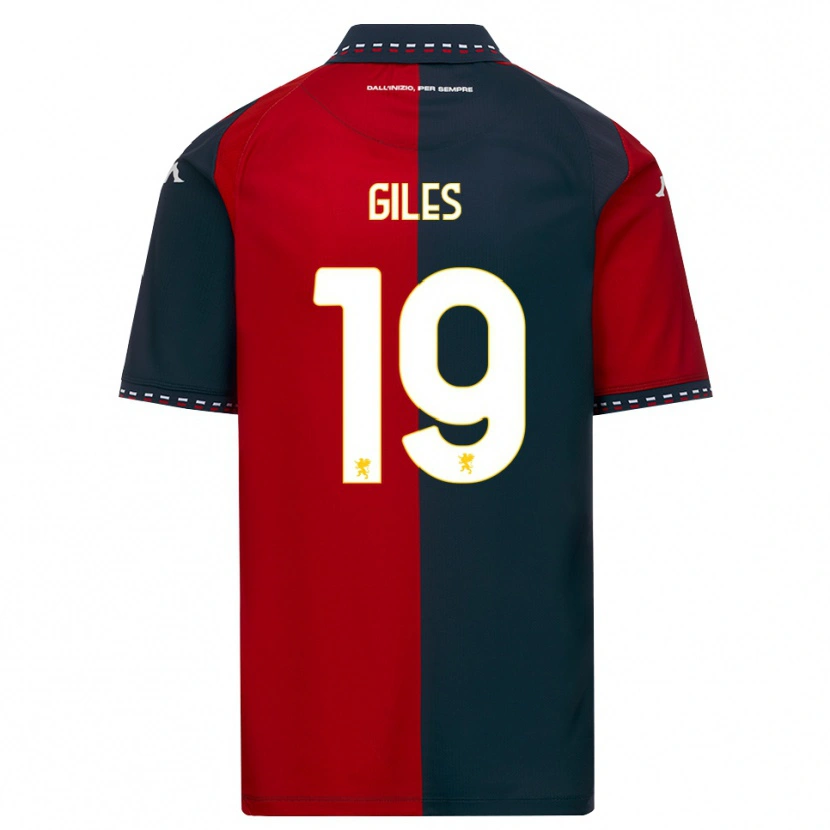 Danxen Homem Camisola Heidi Giles #19 Vermelho Preto Branco Principal 2026/27 Camisa