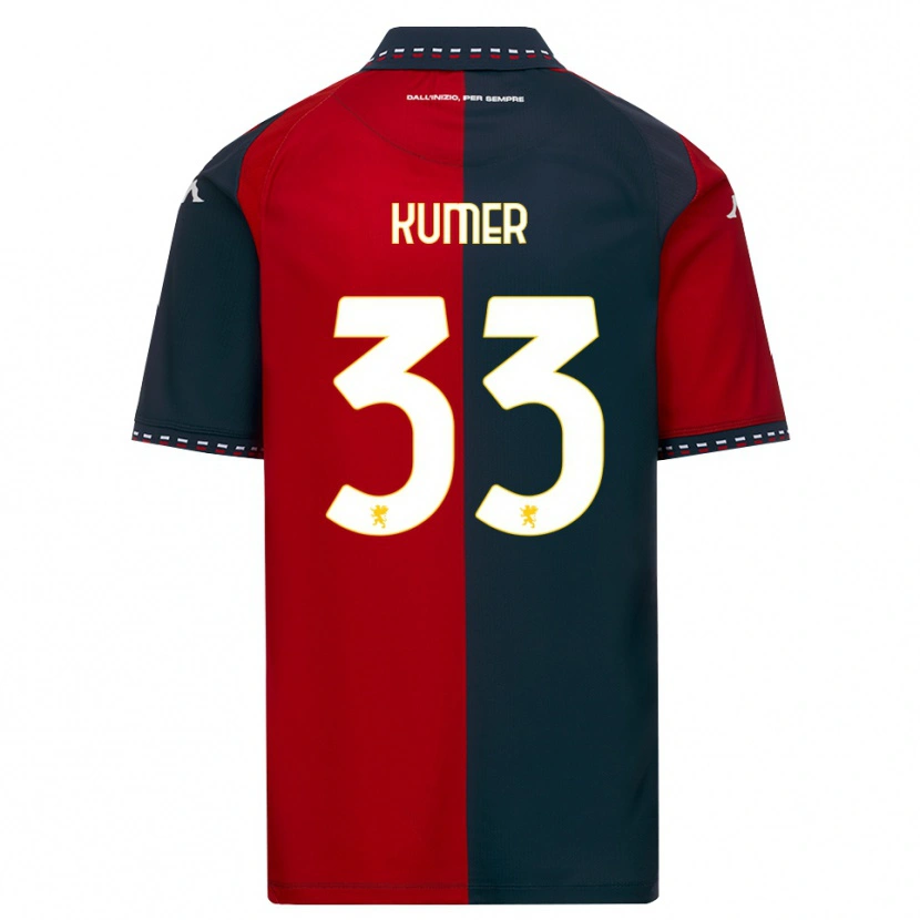 Danxen Homem Camisola Alin Kumer Celik #33 Vermelho Preto Branco Principal 2026/27 Camisa