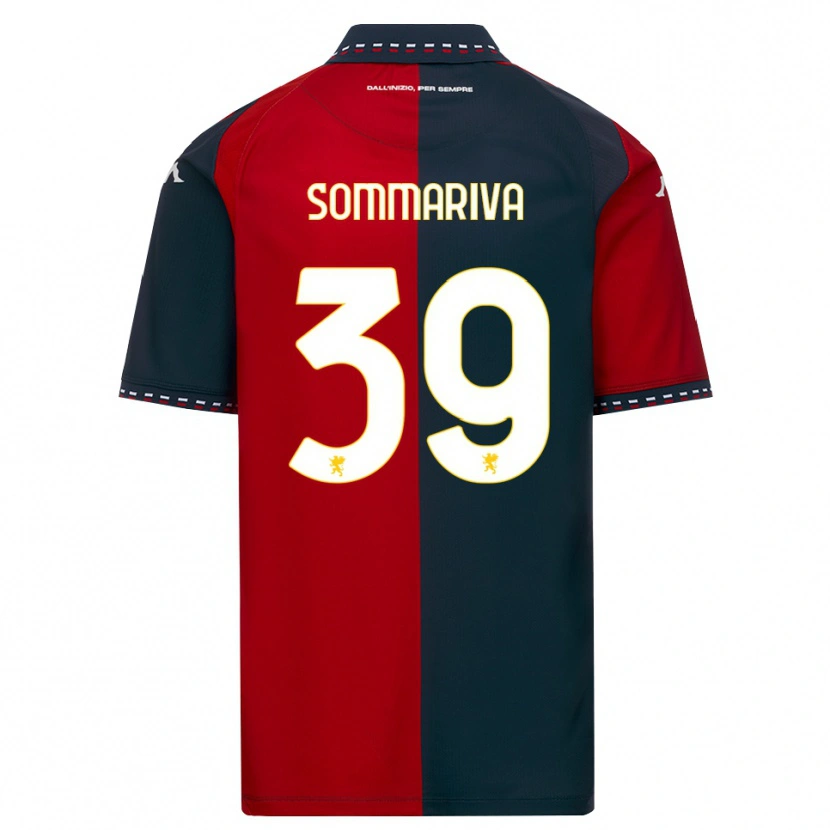 Danxen Homem Camisola Daniele Sommariva #39 Vermelho Preto Branco Principal 2026/27 Camisa