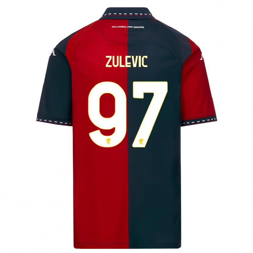Danxen Homem Camisola Adam Zulevic #97 Vermelho Preto Branco Principal 2026/27 Camisa