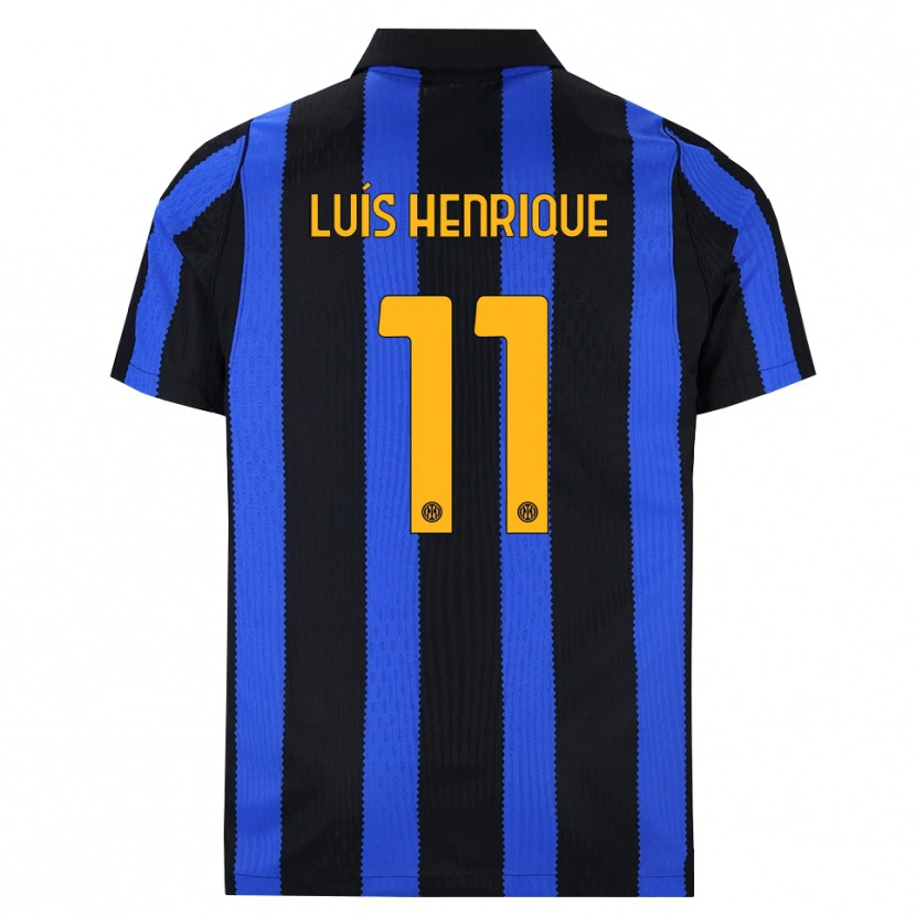 Danxen Homem Camisola Luis Henrique #11 Preto Azul Amarelo Principal 2026/27 Camisa