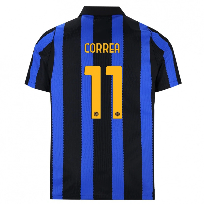Danxen Homem Camisola Joaquin Correa #11 Preto Azul Amarelo Principal 2026/27 Camisa