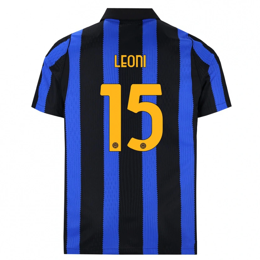 Danxen Homem Camisola Luca Leoni #15 Preto Azul Amarelo Principal 2026/27 Camisa