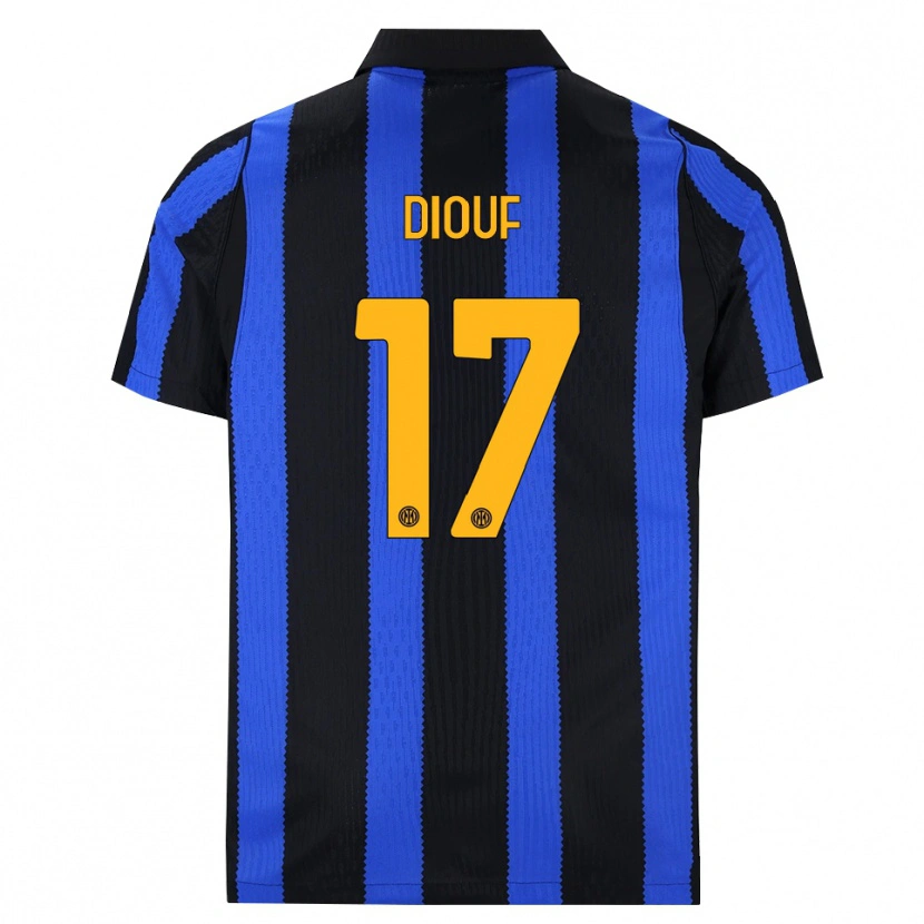 Danxen Homem Camisola Andy Diouf #17 Preto Azul Amarelo Principal 2026/27 Camisa