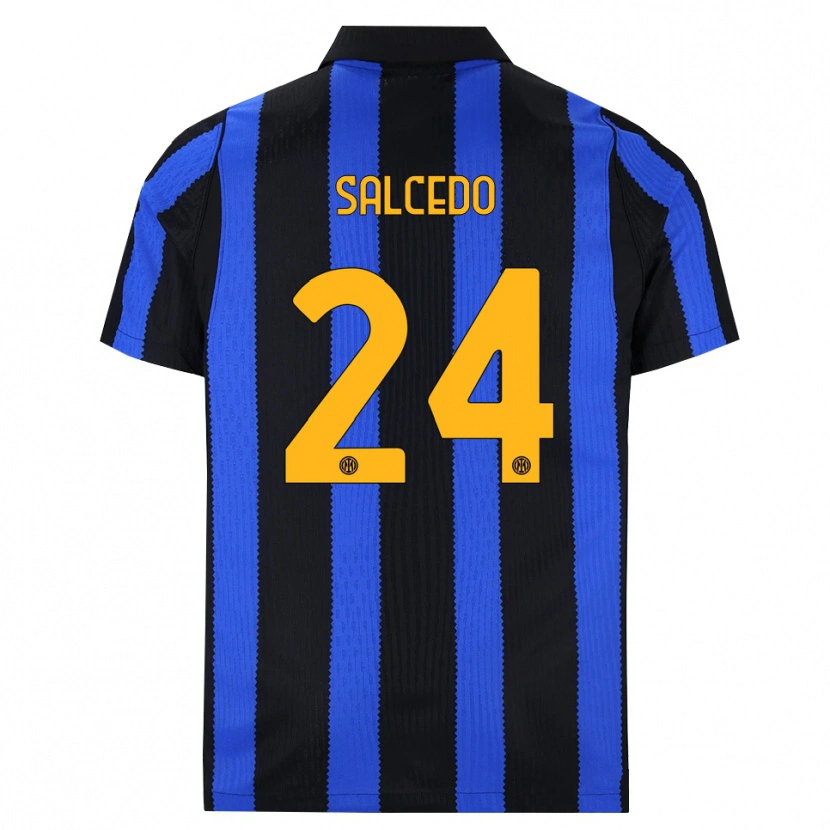 Danxen Homem Camisola Eddie Salcedo #24 Preto Azul Amarelo Principal 2026/27 Camisa